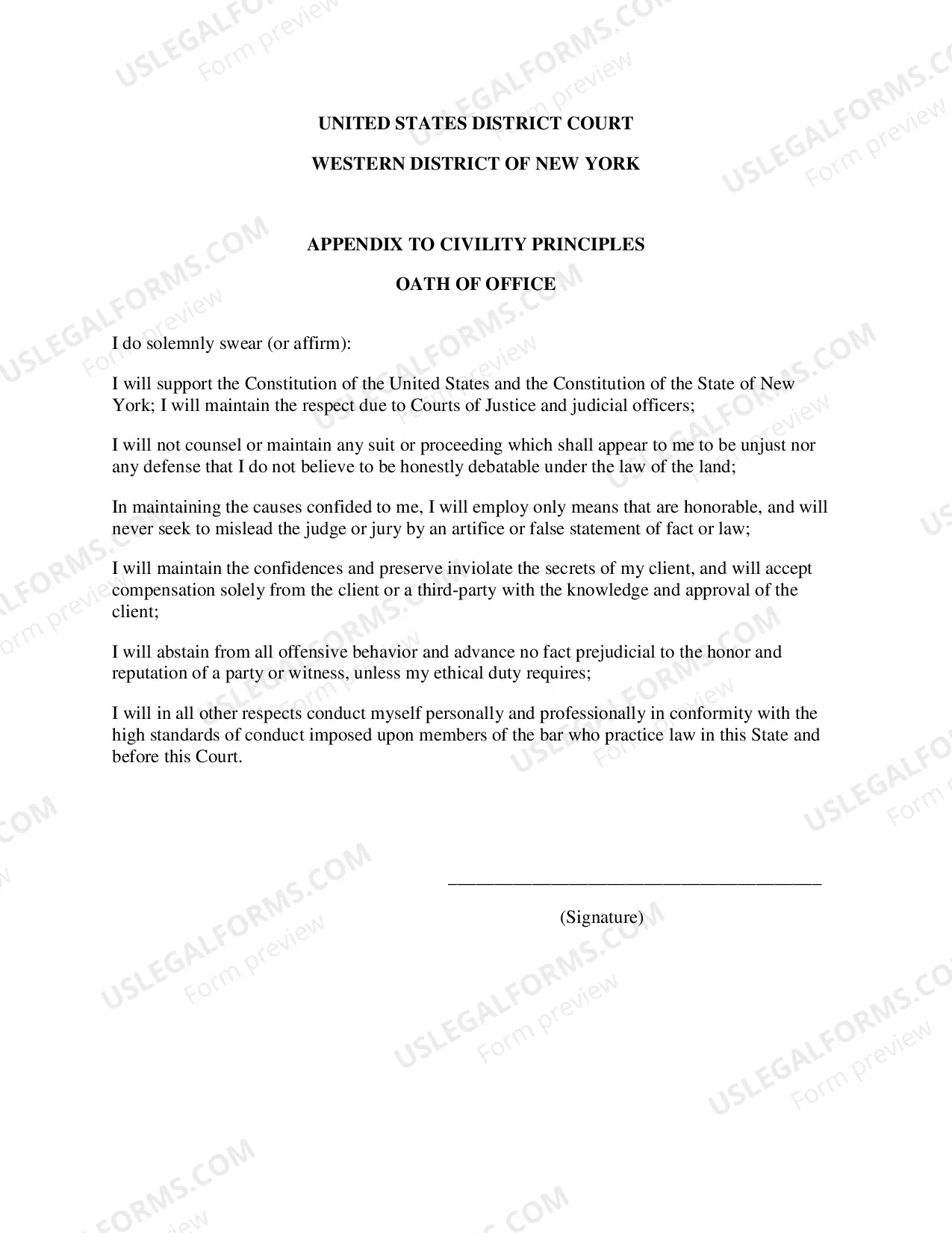 Preview Civility Principles
