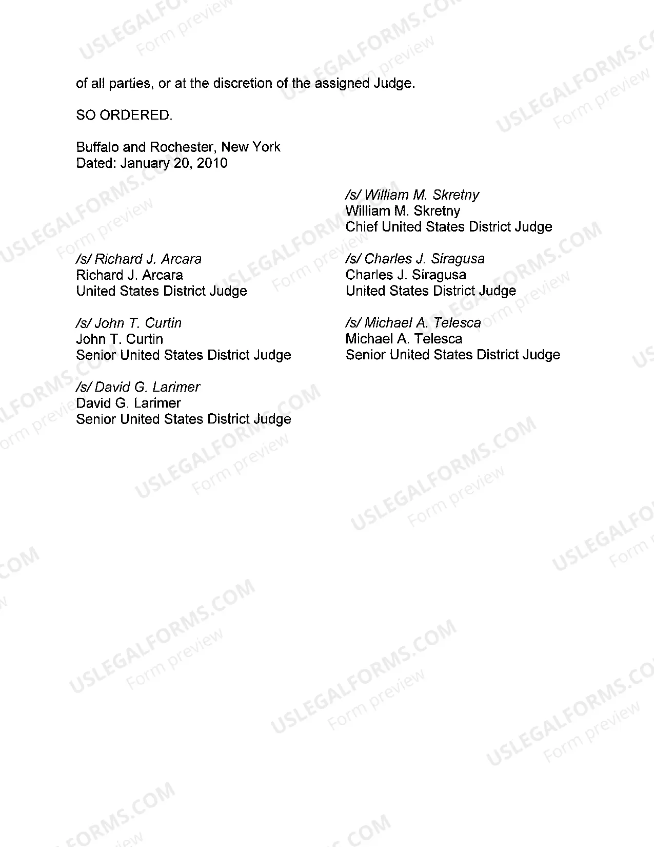 Preview In Re Alternative Dispute Resolution Plan, January 21, 2010