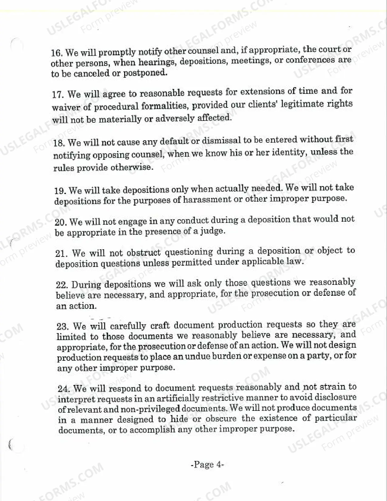 Preview Civility Principles Preamble, Oct 5, 1998