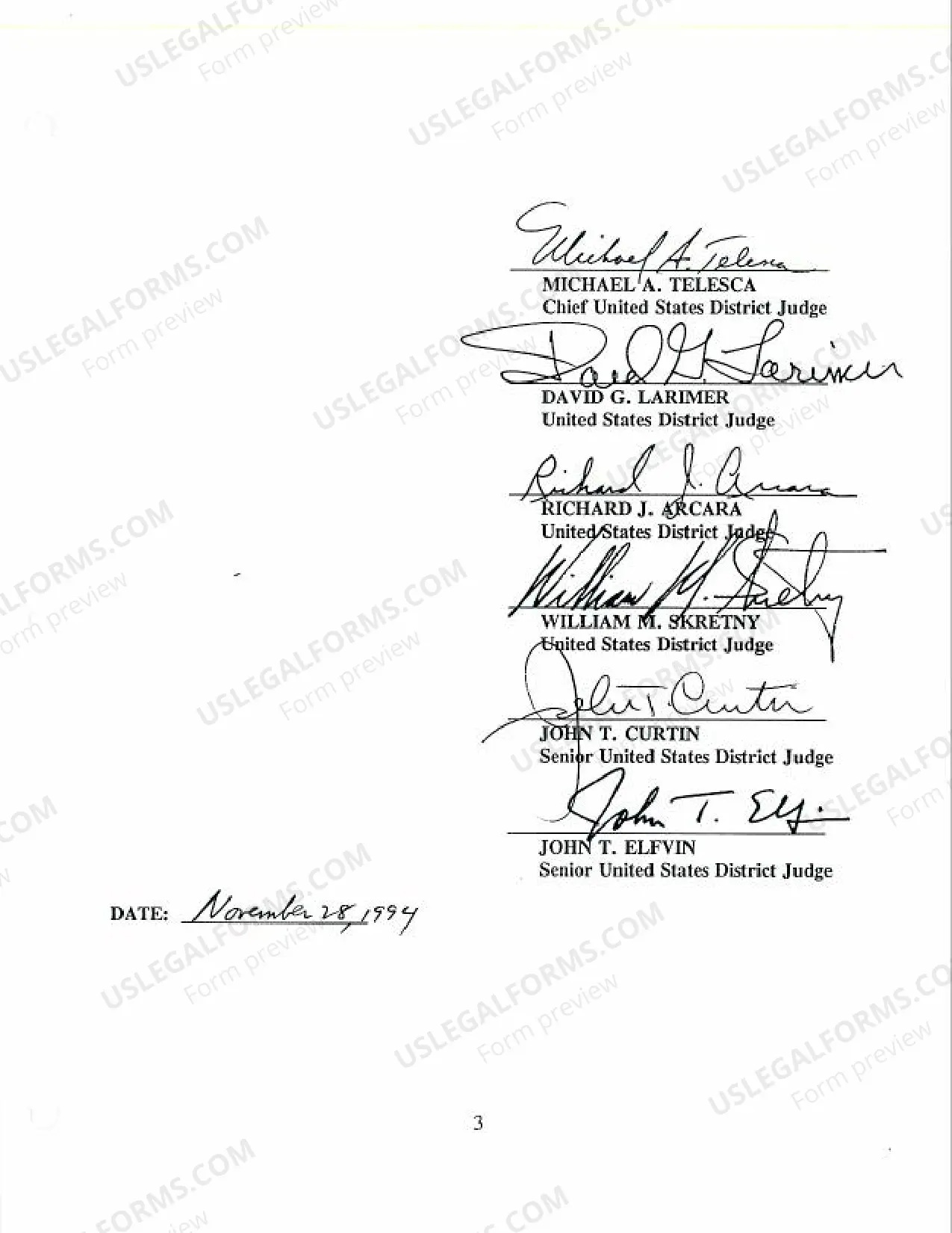 Preview Sentencing Procedures Under Sentencing Reform Act of 1984 (Local Procedural Guidelines), Nov 28, 1994