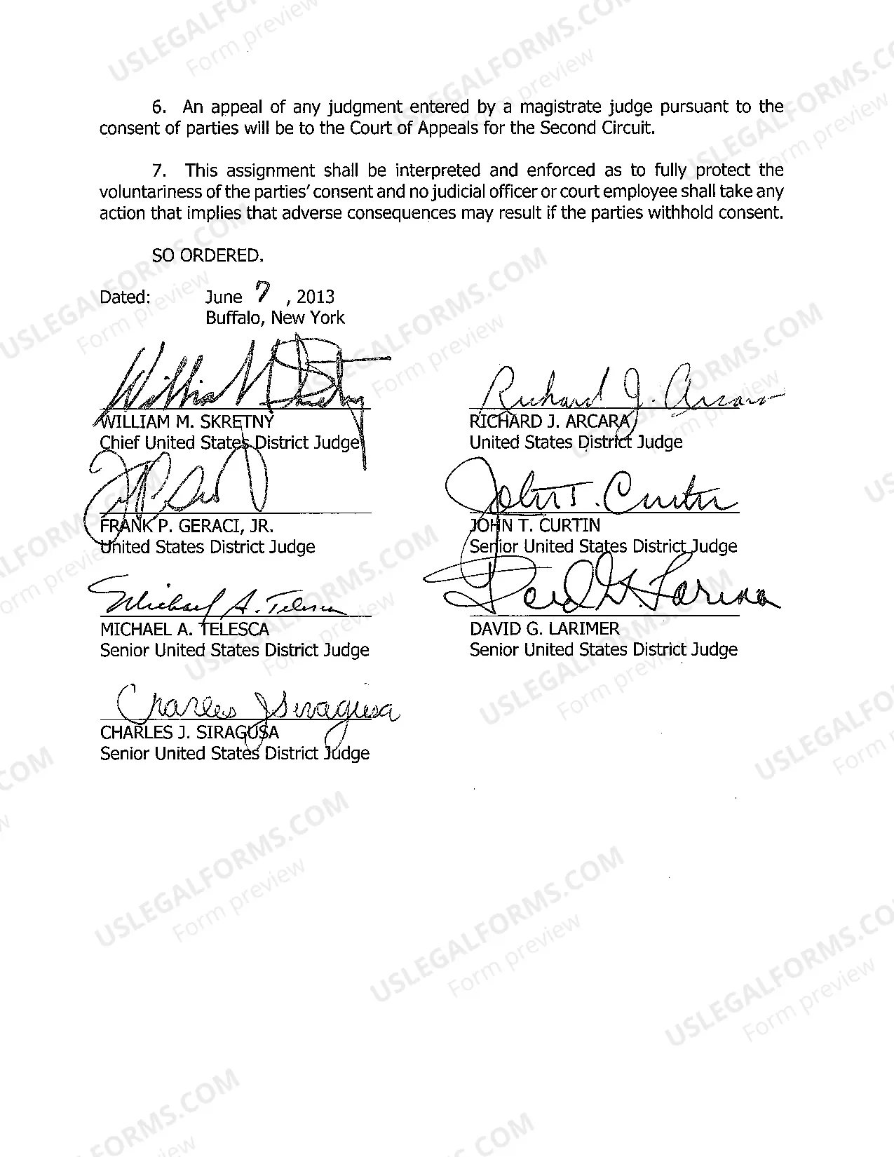Preview Amendment to Part I, Section C, Case Assignment, of the Amended Plan for the Disposition of Pro Se Cases, July 1, 2013