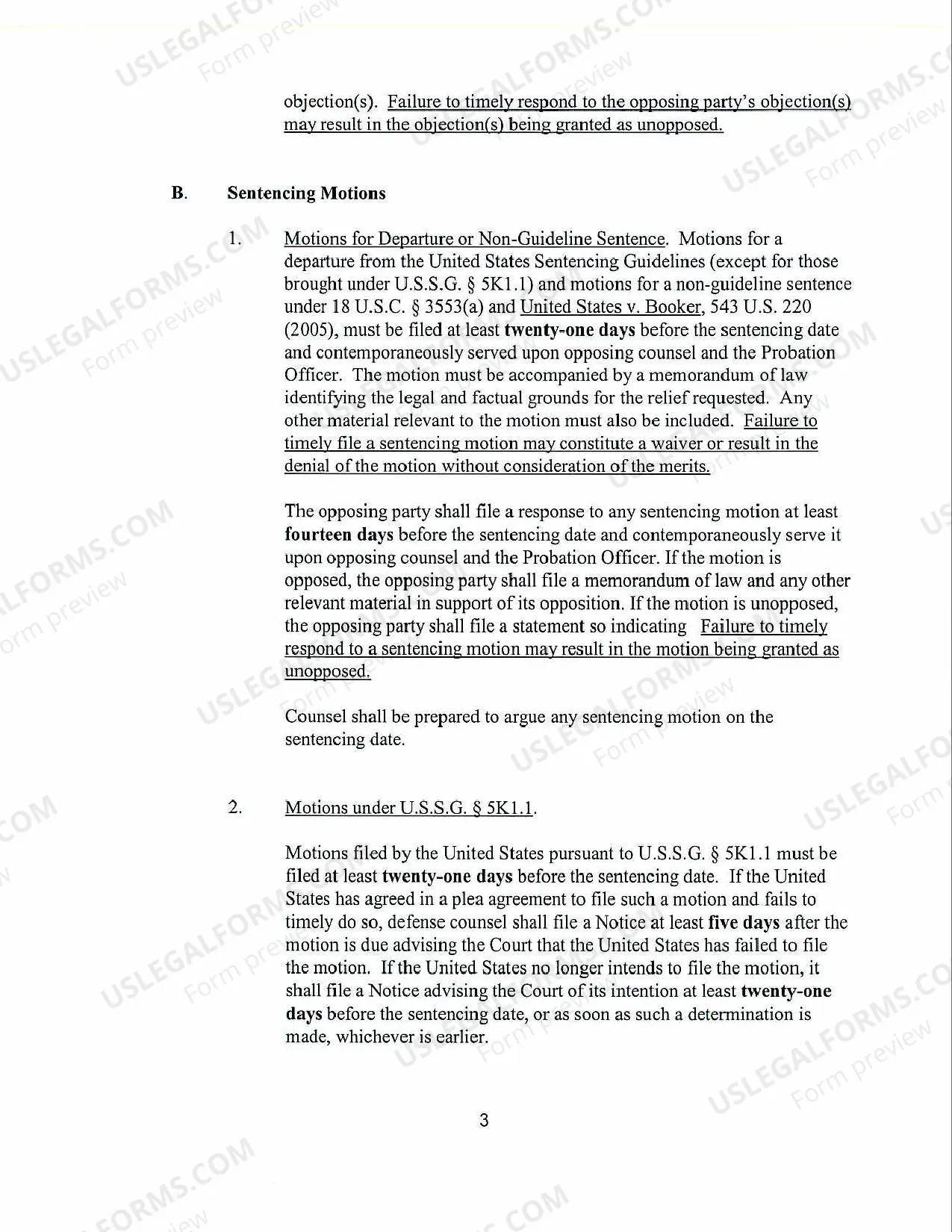 Preview CR-2007-72 Local Procedural Guidelines re Sentencing Procedures Before Judges Arcara and Skretny, Nov 1, 2007.pdf