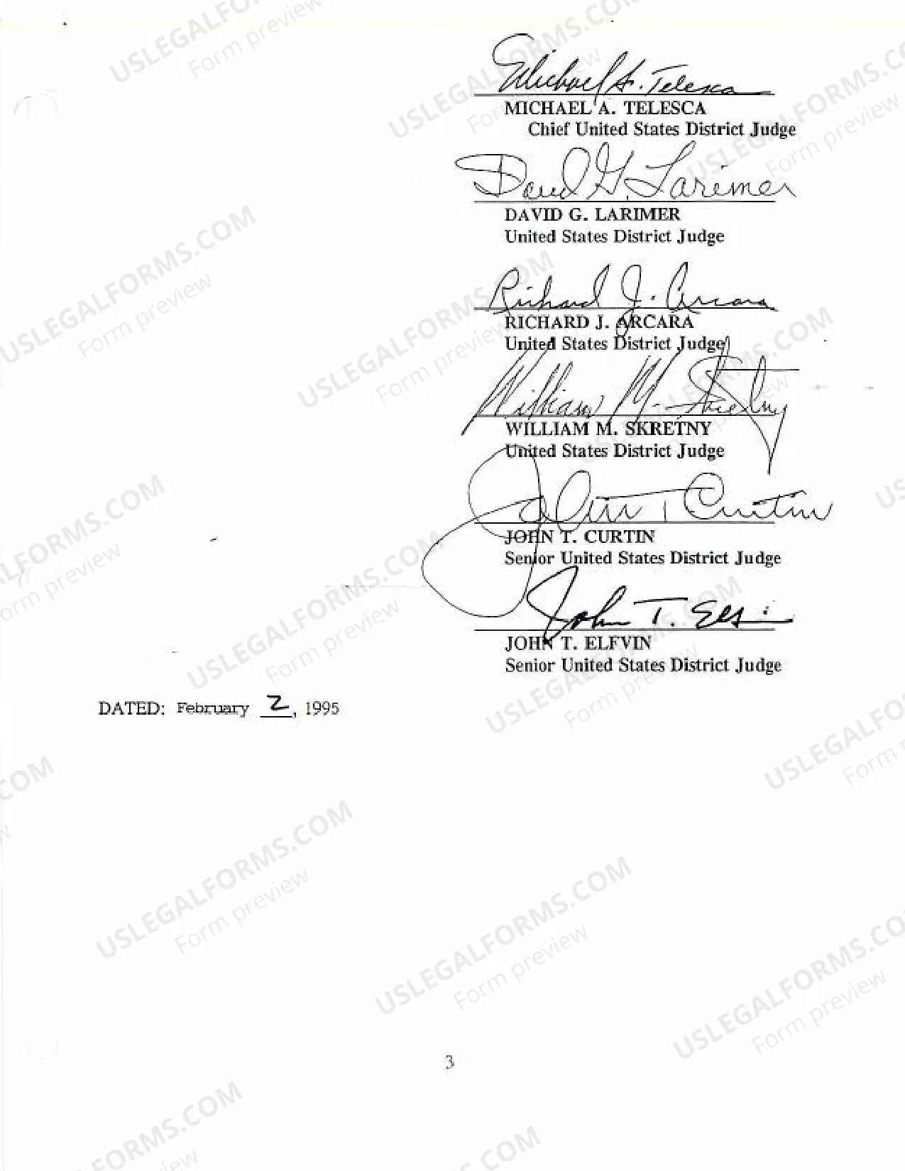 Preview FOR-1995-41 Collateral Forfeiture (In Lieu of Appearance in Suitable Types of Misdemeanor Cases), Feb 3, 1995.pdf