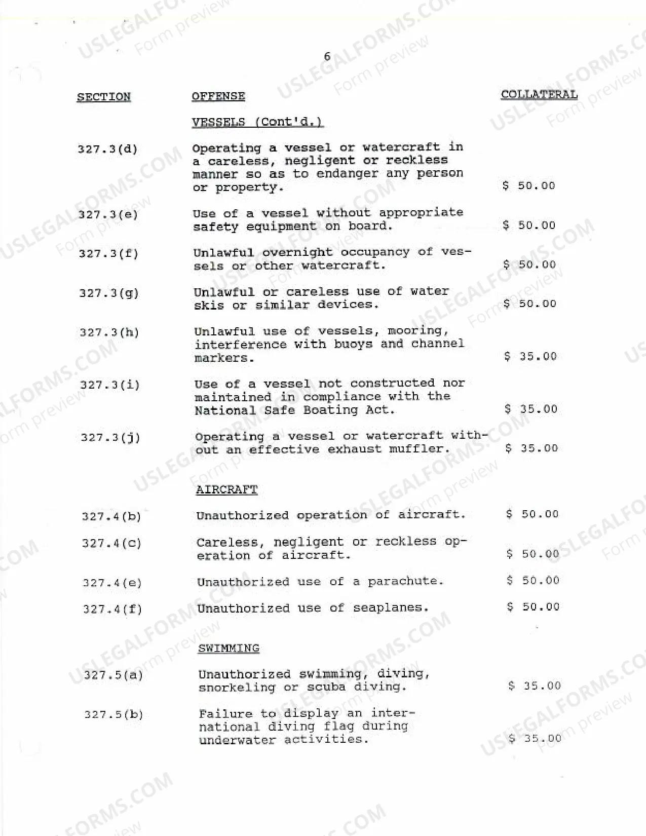 Preview FOR-1995-41 Collateral Forfeiture (In Lieu of Appearance in Suitable Types of Misdemeanor Cases), Feb 3, 1995.pdf