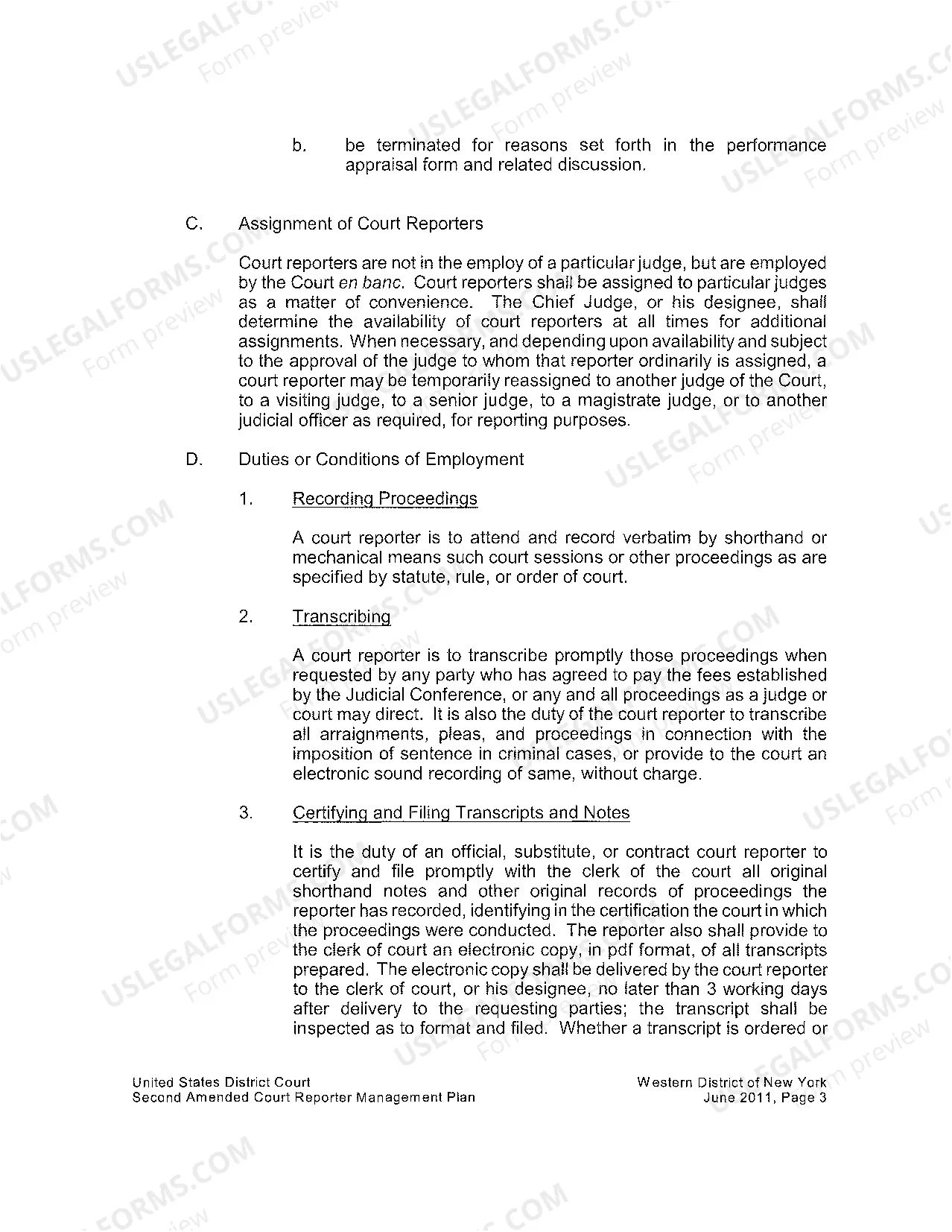 Preview RPT-2011-97 Second Amended Plan for the Management of Court Reporters, 6-24-11.pdf