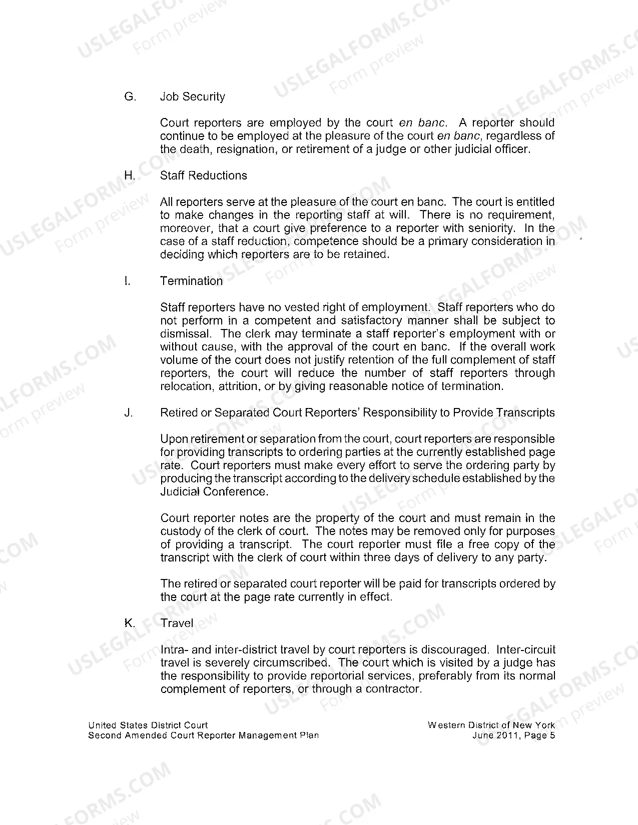 Preview RPT-2011-97 Second Amended Plan for the Management of Court Reporters, 6-24-11.pdf