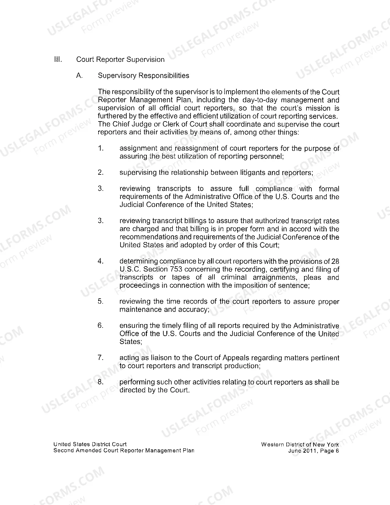 Preview RPT-2011-97 Second Amended Plan for the Management of Court Reporters, 6-24-11.pdf