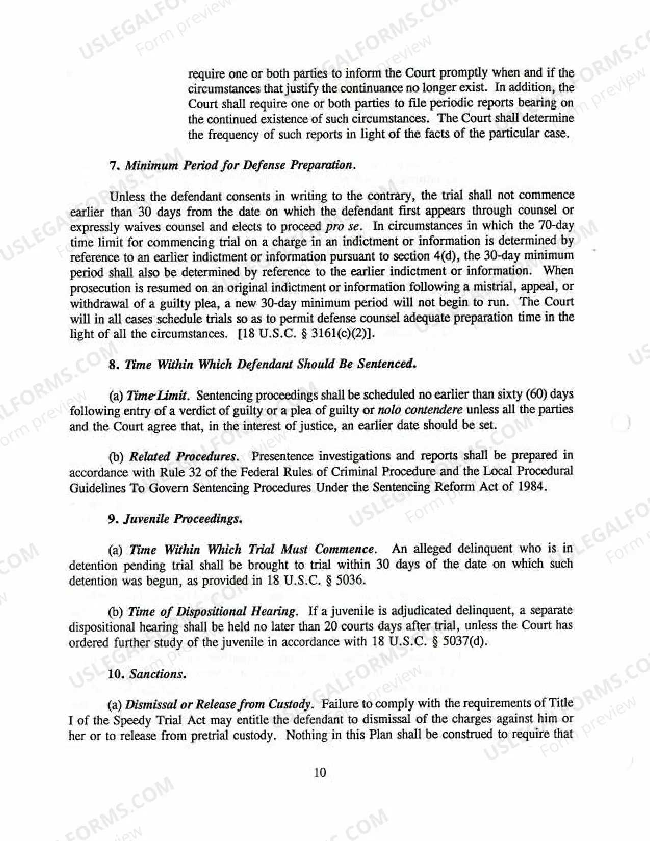 Preview CR-1994-37 Criminal Cases (Revised Plan for Prompt Disposition of), July 1, 1994.pdf