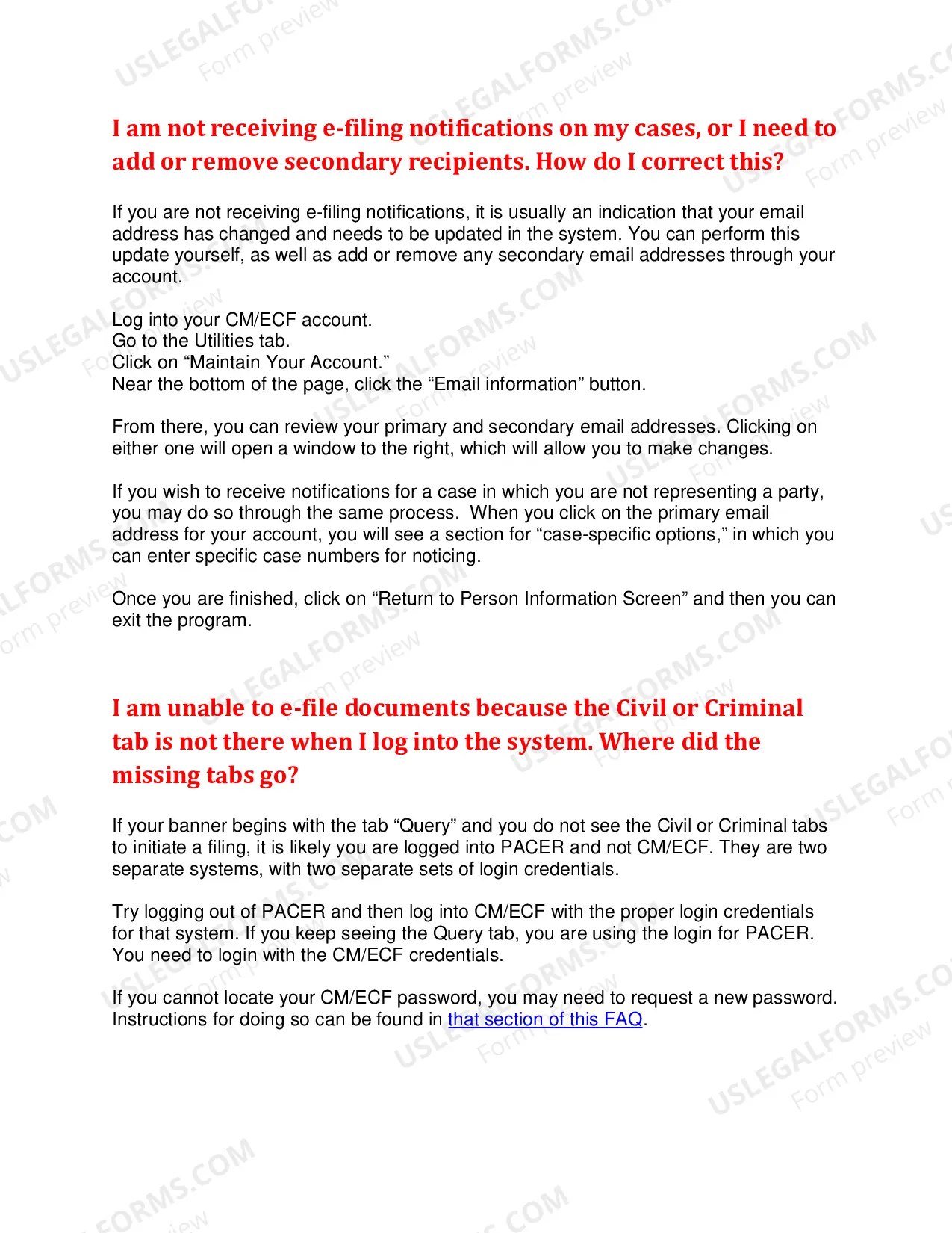 Preview ATTORNEY FAQs