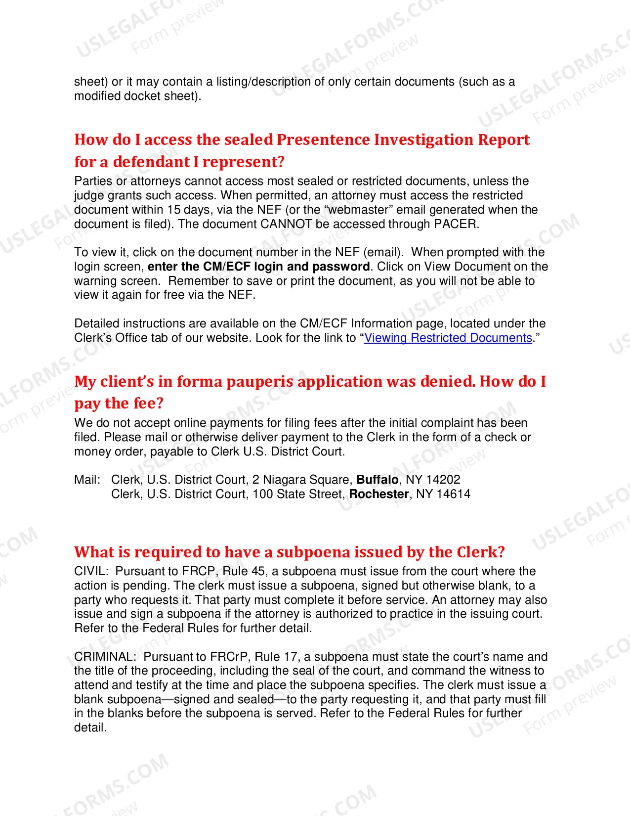 Preview ATTORNEY FAQs