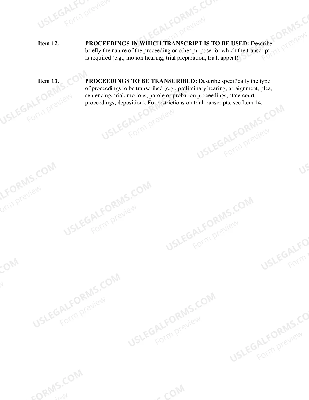 Preview CJA Form 24 Instructions