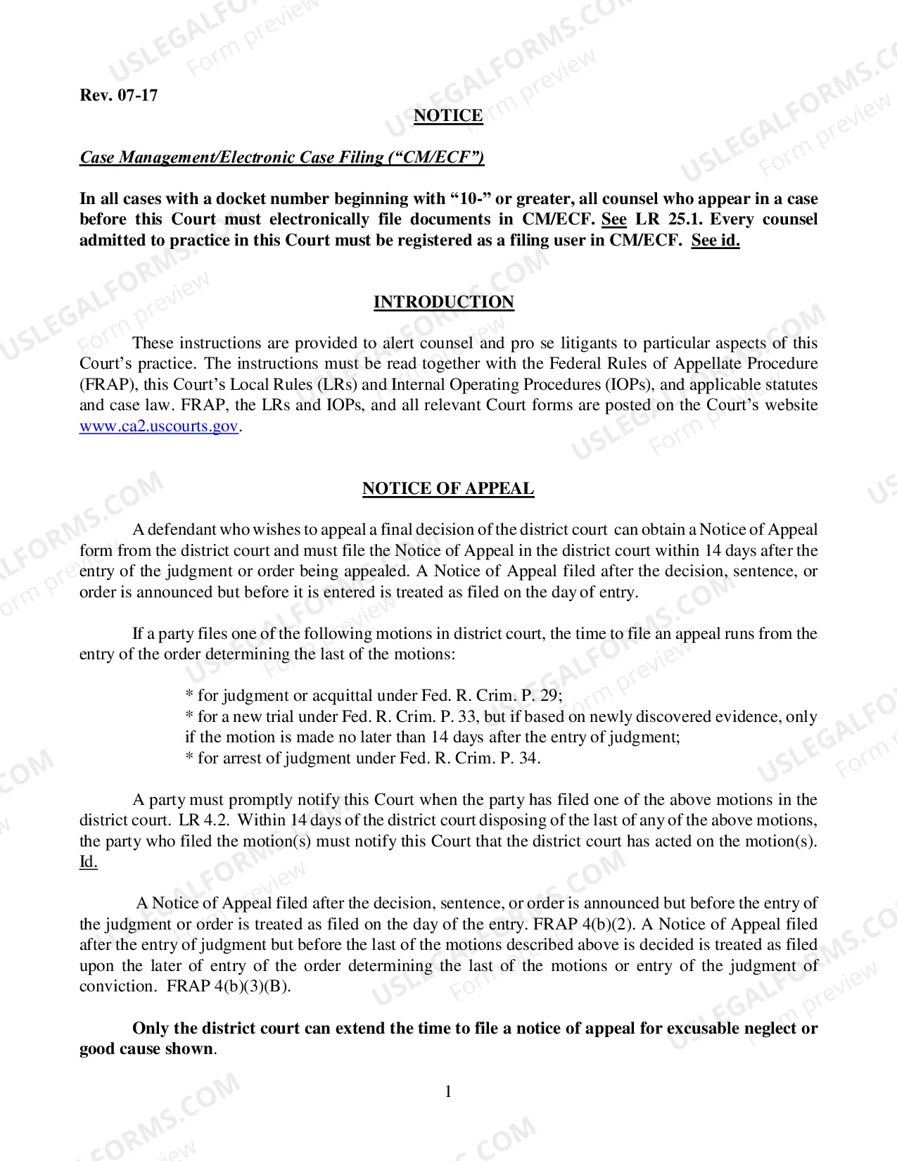 Preview How to appeal a criminal case