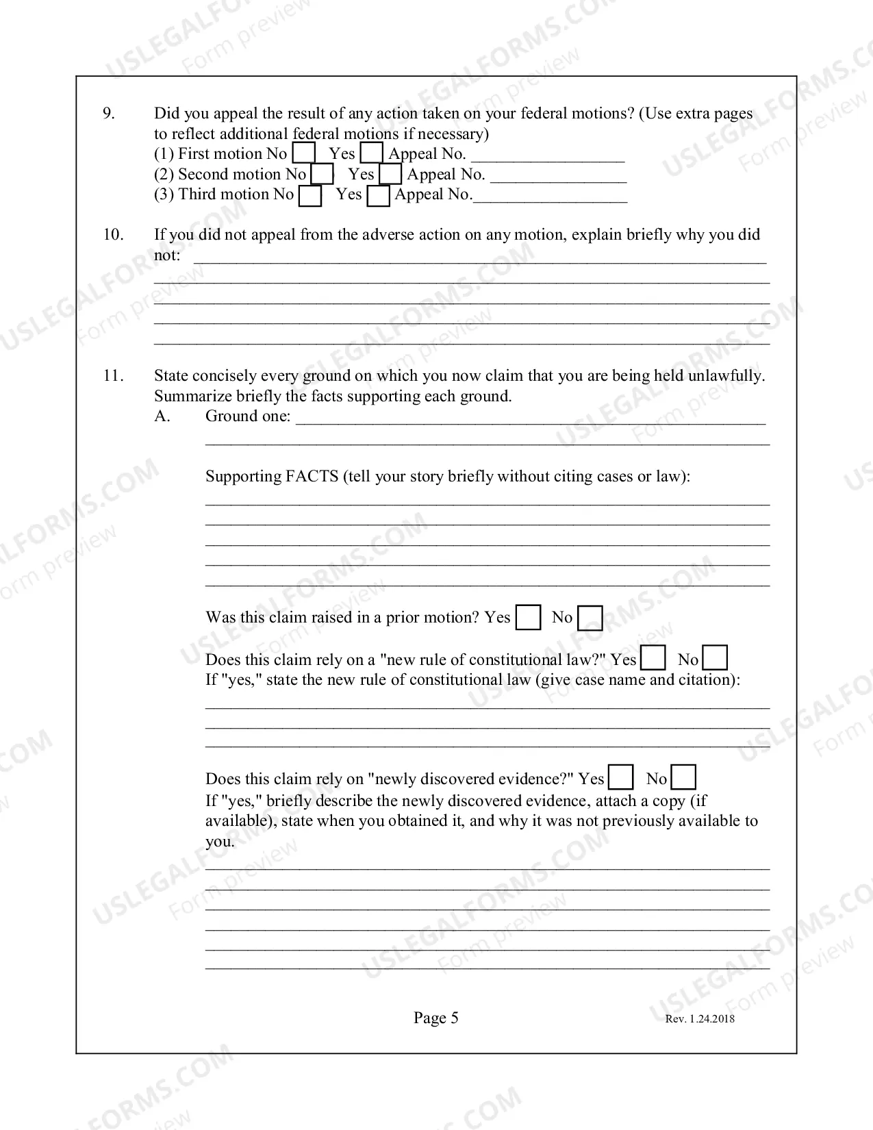 Preview Motion for an Order Authorizing the District Court to