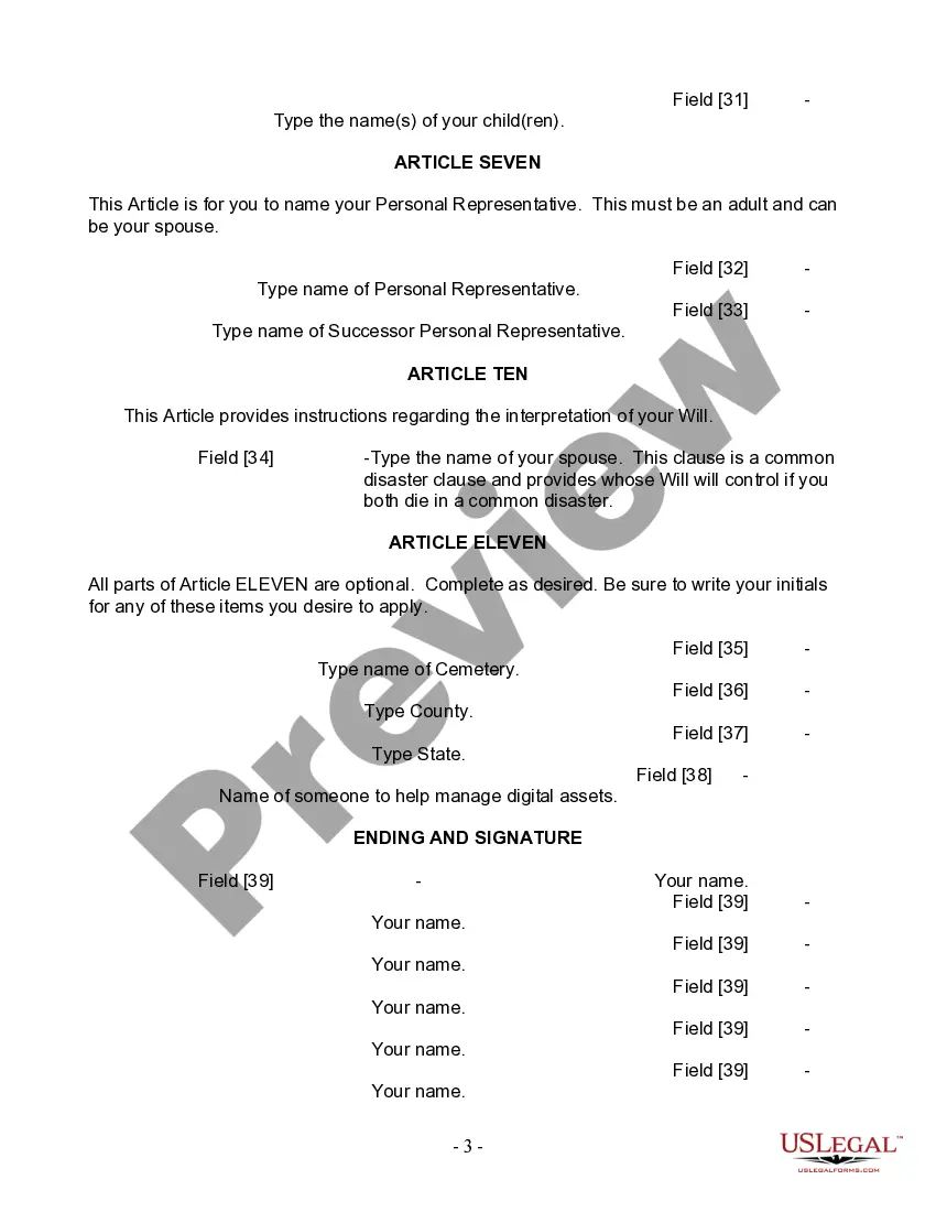 Preview Mutual Wills Package with Last Wills and Testaments for Married Couple with Adult Children