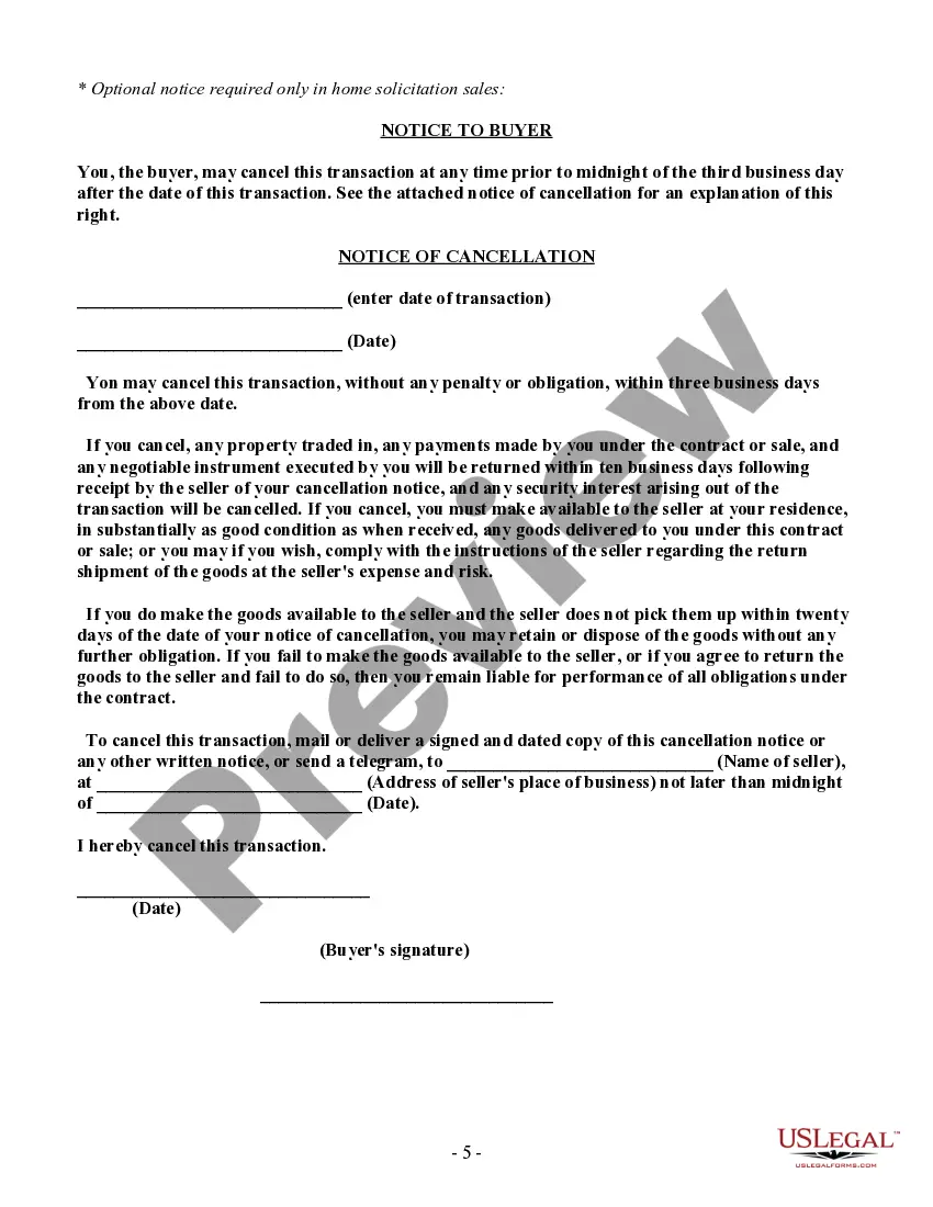 Preview Security Contract for Contractor