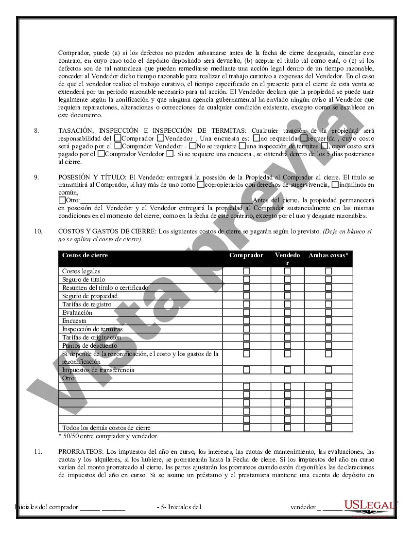 Preview Contrato de Compraventa de Bienes Inmuebles sin Corredor para Acuerdo de Venta de Casa Residencial