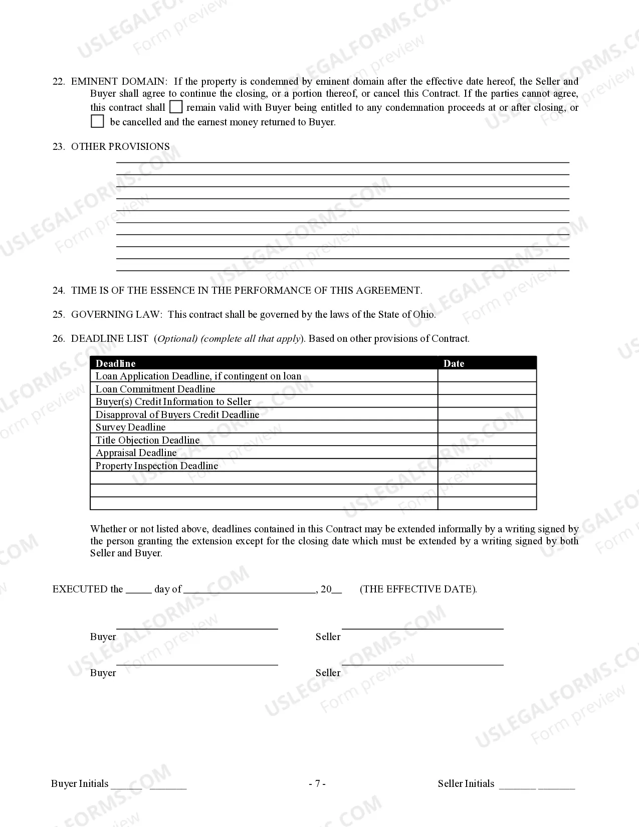Preview Contract for Sale and Purchase of Real Estate with No Broker for Residential Home Sale Agreement
