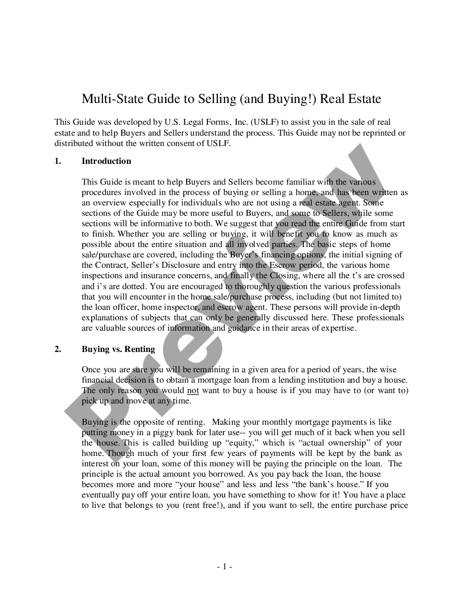 page 2 LegalLife Multistate Guide and Handbook for Selling or Buying Real Estate preview