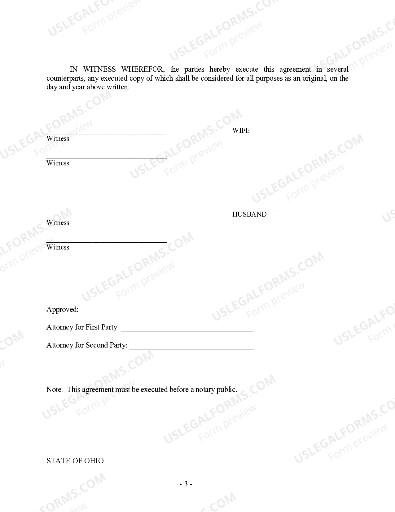 Preview Amendment to Prenuptial or Premarital Agreement
