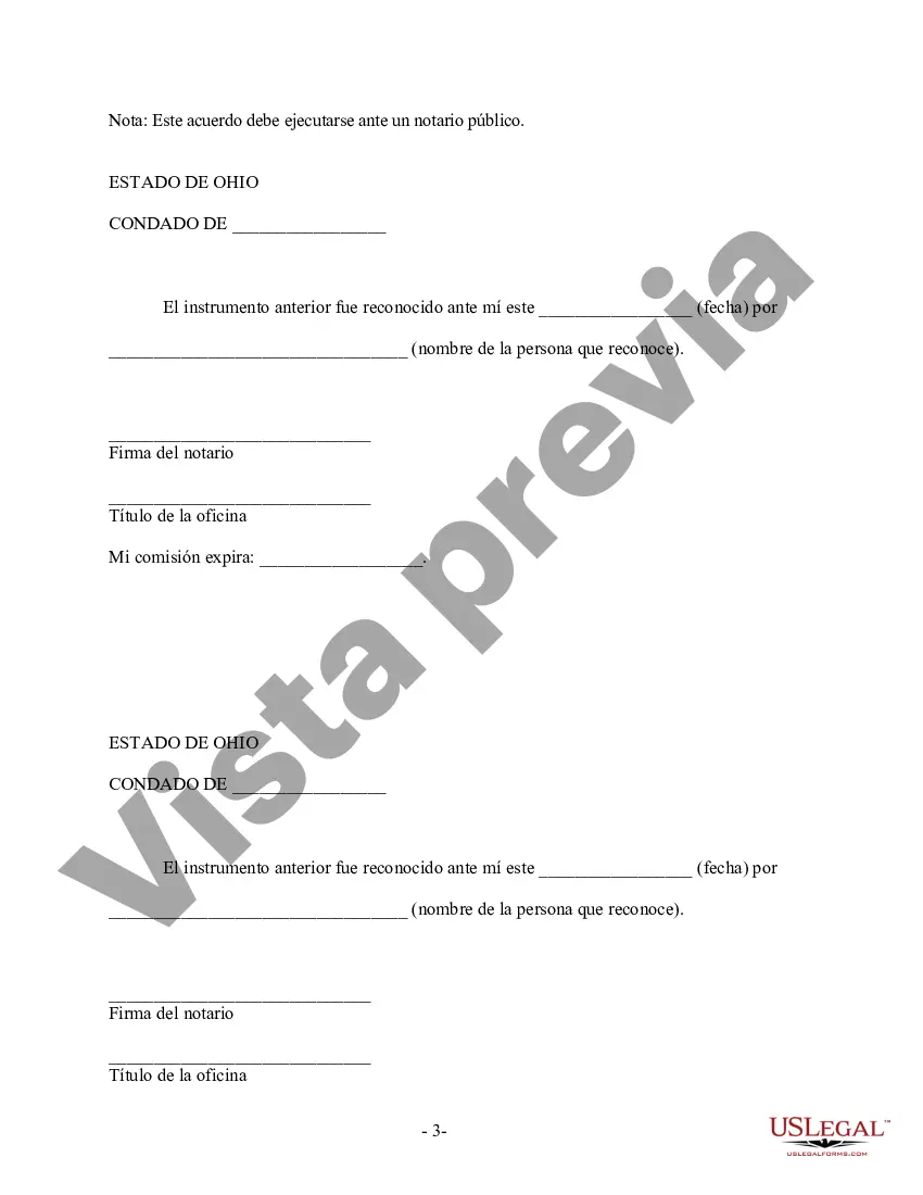 Preview Revocación del Acuerdo Prematrimonial o Prenupcial