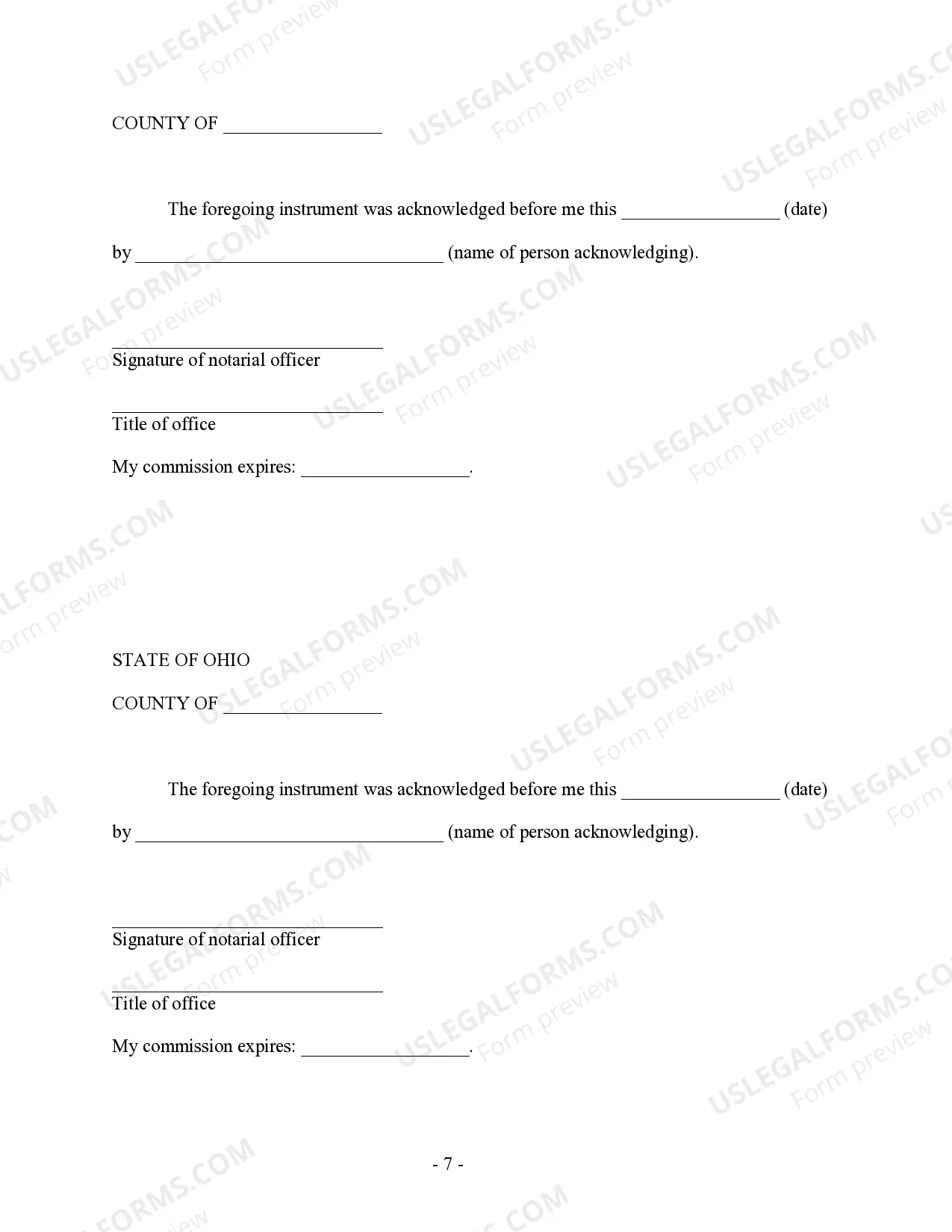 Preview Ohio Prenuptial Premarital Agreement with Financial Statements