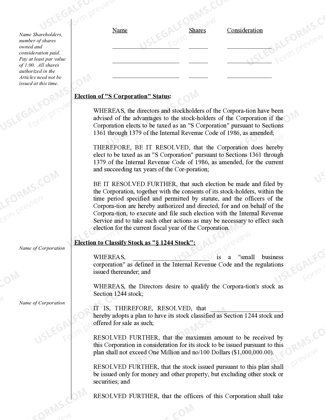 Preview Corporate Records Maintenance Package for Existing Corporations