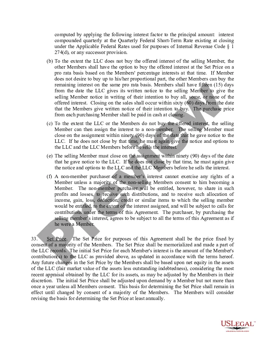 Get Limited Liability Company LLC Operating Agreement Preview Limited Liability Company LLC Operating Agreement