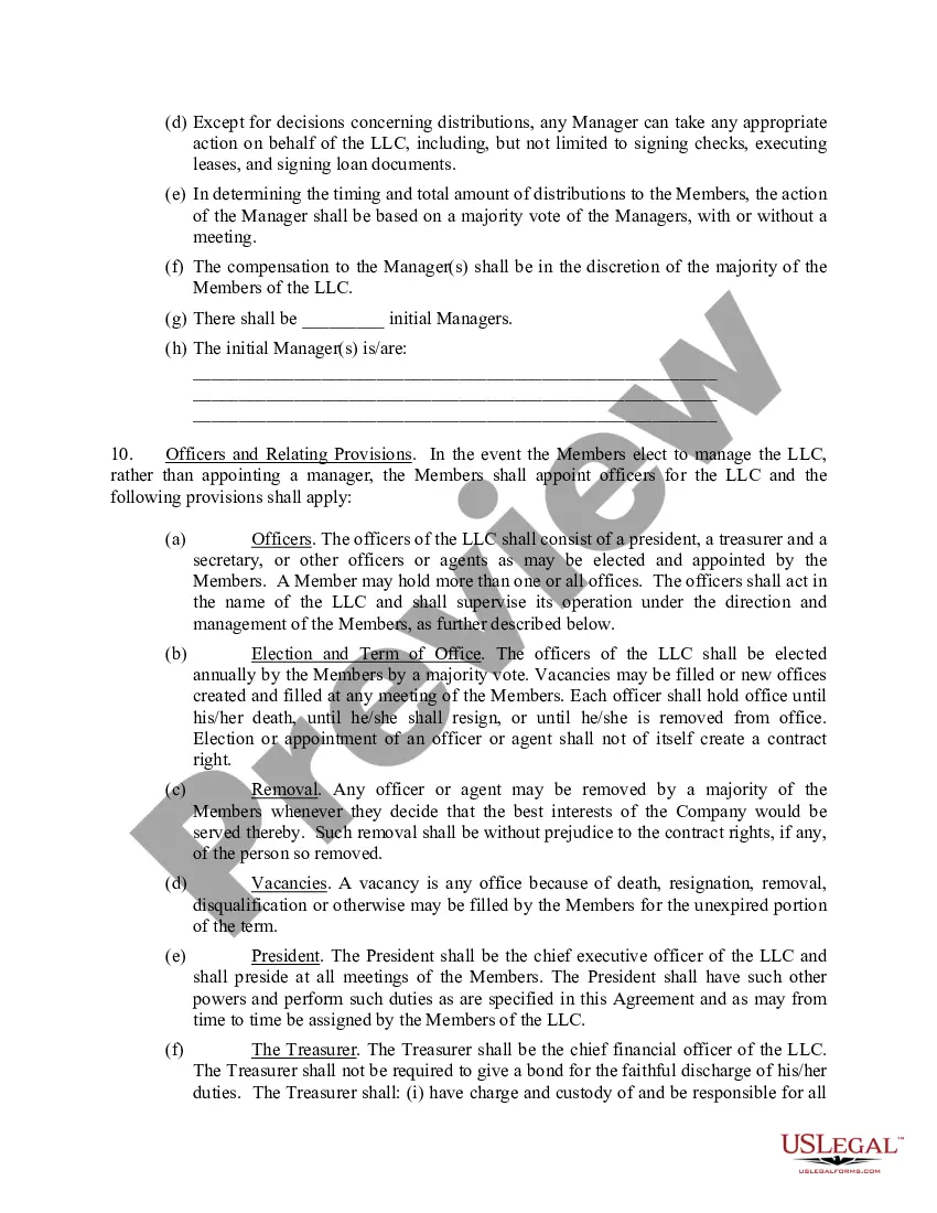 Get Limited Liability Company LLC Operating Agreement Preview Limited Liability Company LLC Operating Agreement