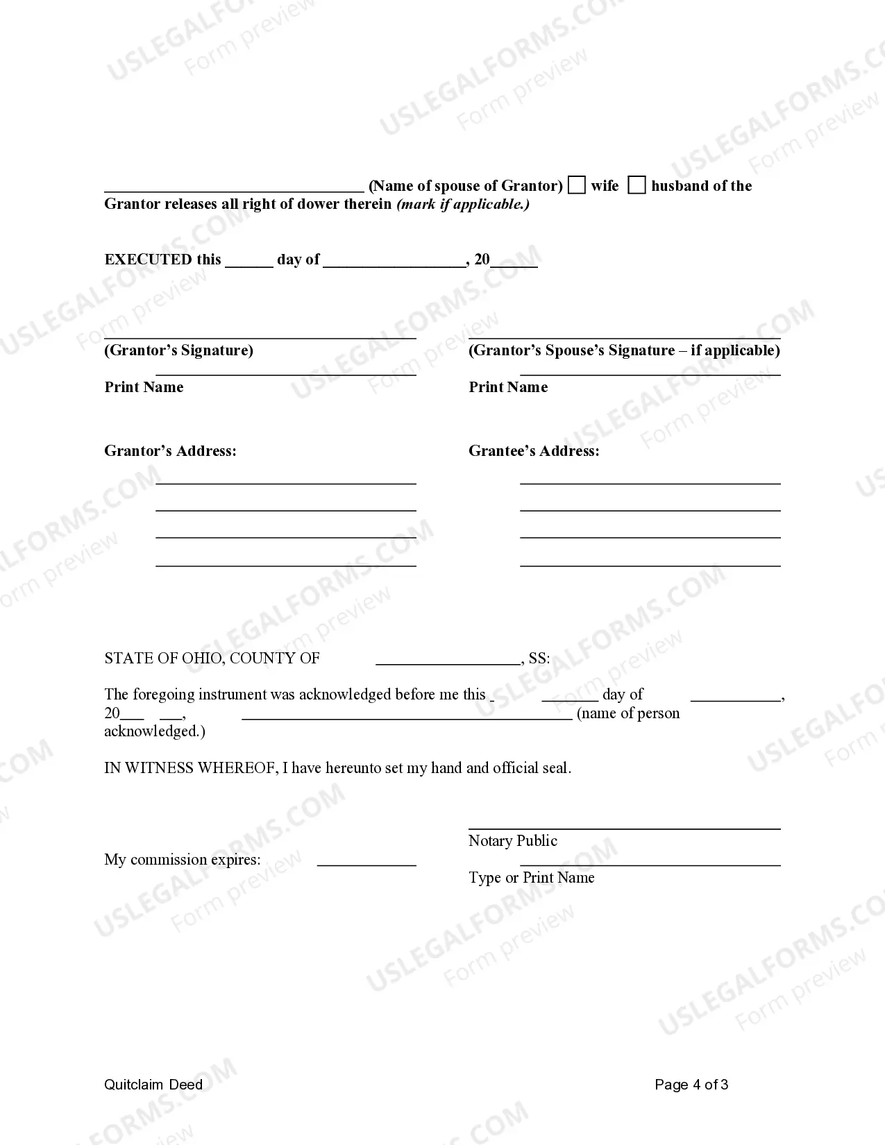 Preview General Warranty Deed from Individual to a Trust