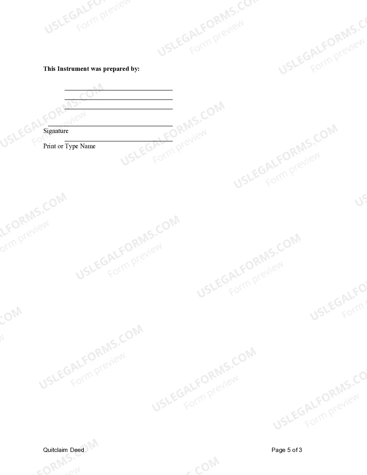 Preview General Warranty Deed from Individual to a Trust