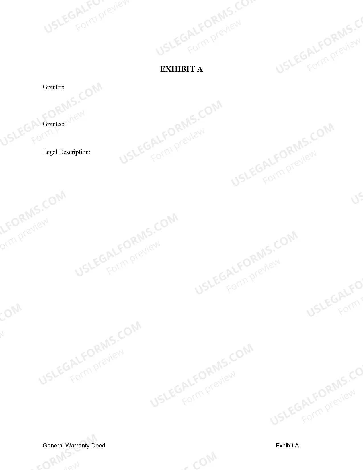 Preview General Warranty Deed from Individual to Individual