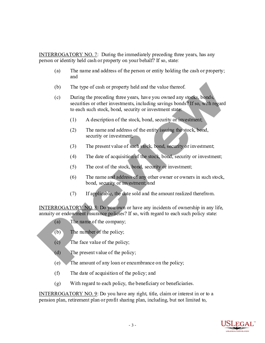 research project questions divorce facts