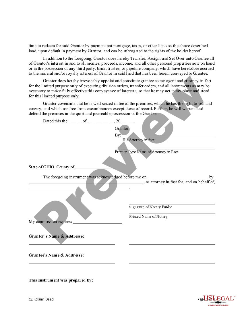 Ohio Deed of Trustee - Deed To Trust | US Legal Forms