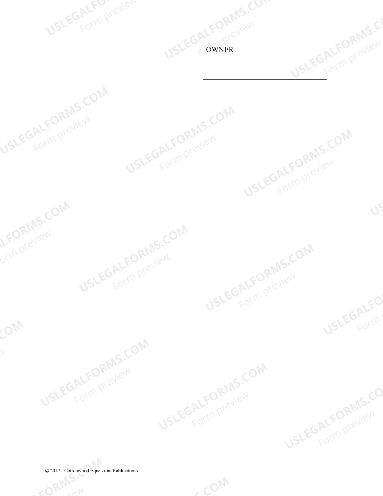 Preview Hauling Release and Waiver - Horse Equine Forms