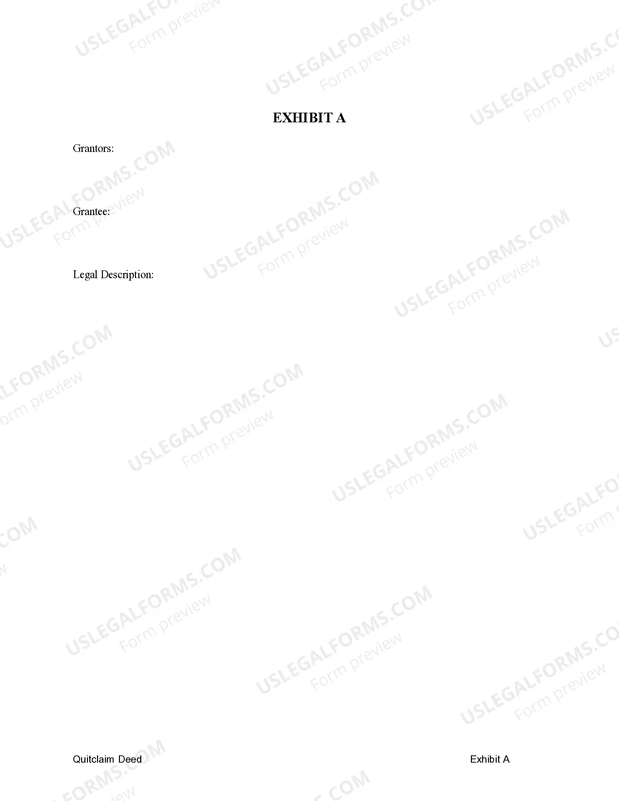 Preview Quitclaim Deed by Two Individuals to LLC