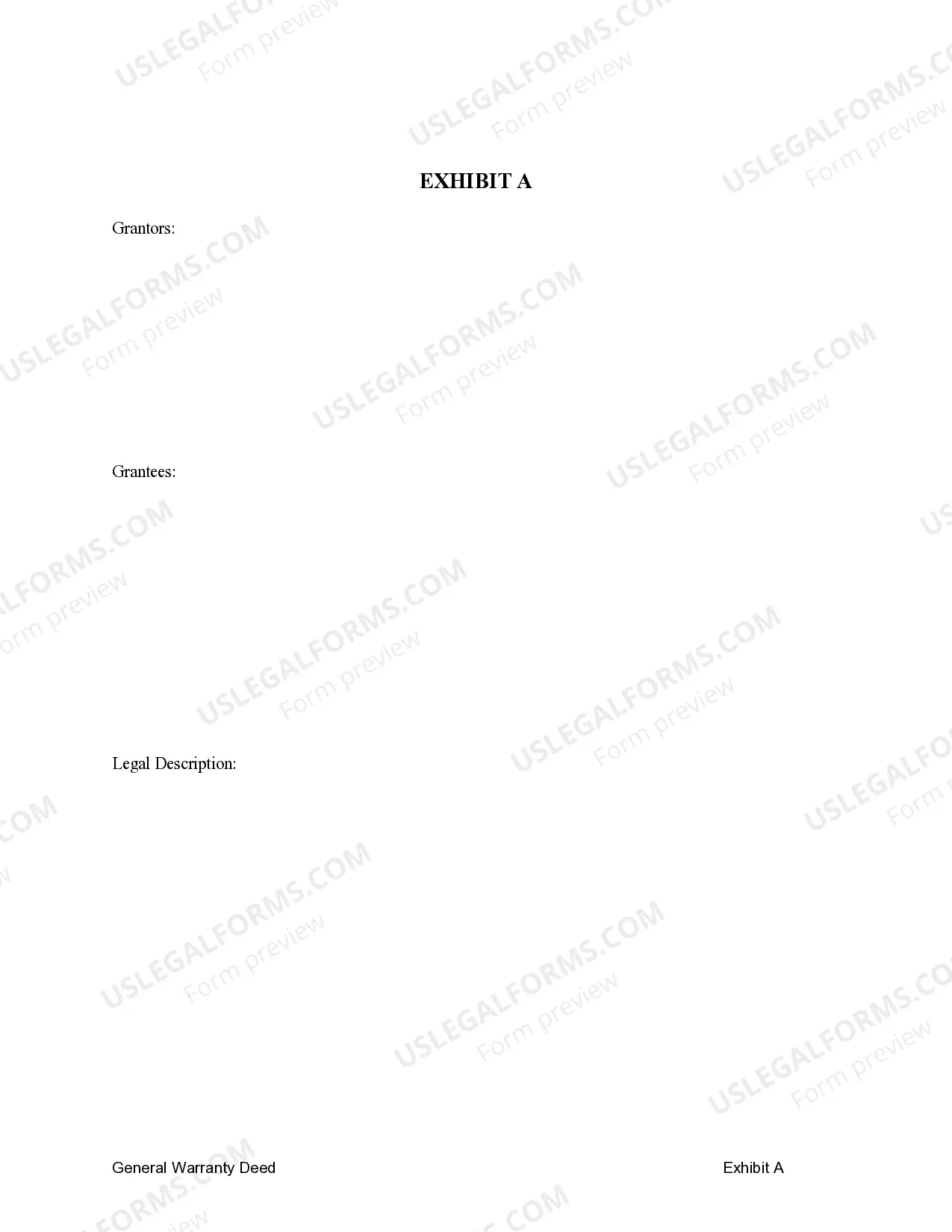 Preview General Warranty Deed - Eight Individuals to Ten Individuals
