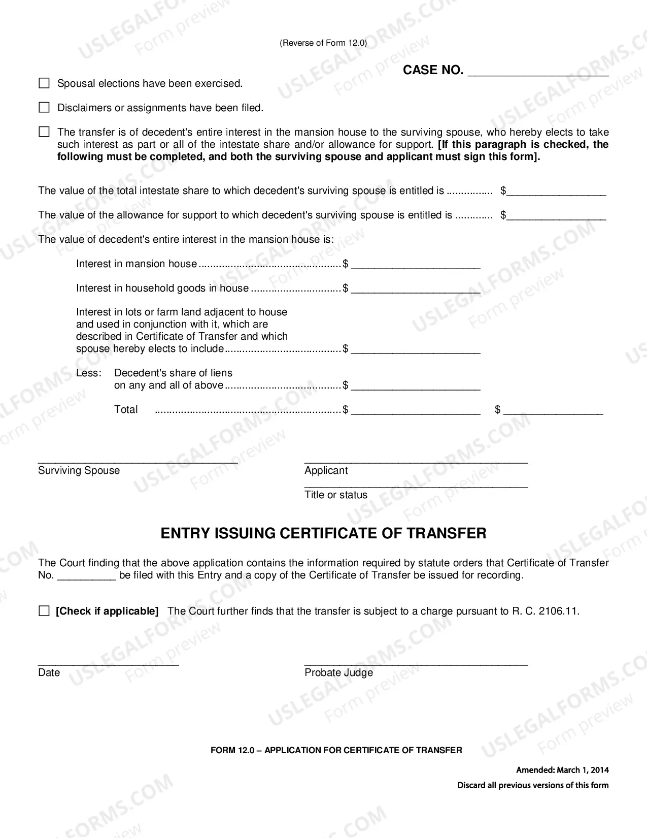 Preview Application for Certificate of Title or Transfer on Death Deed