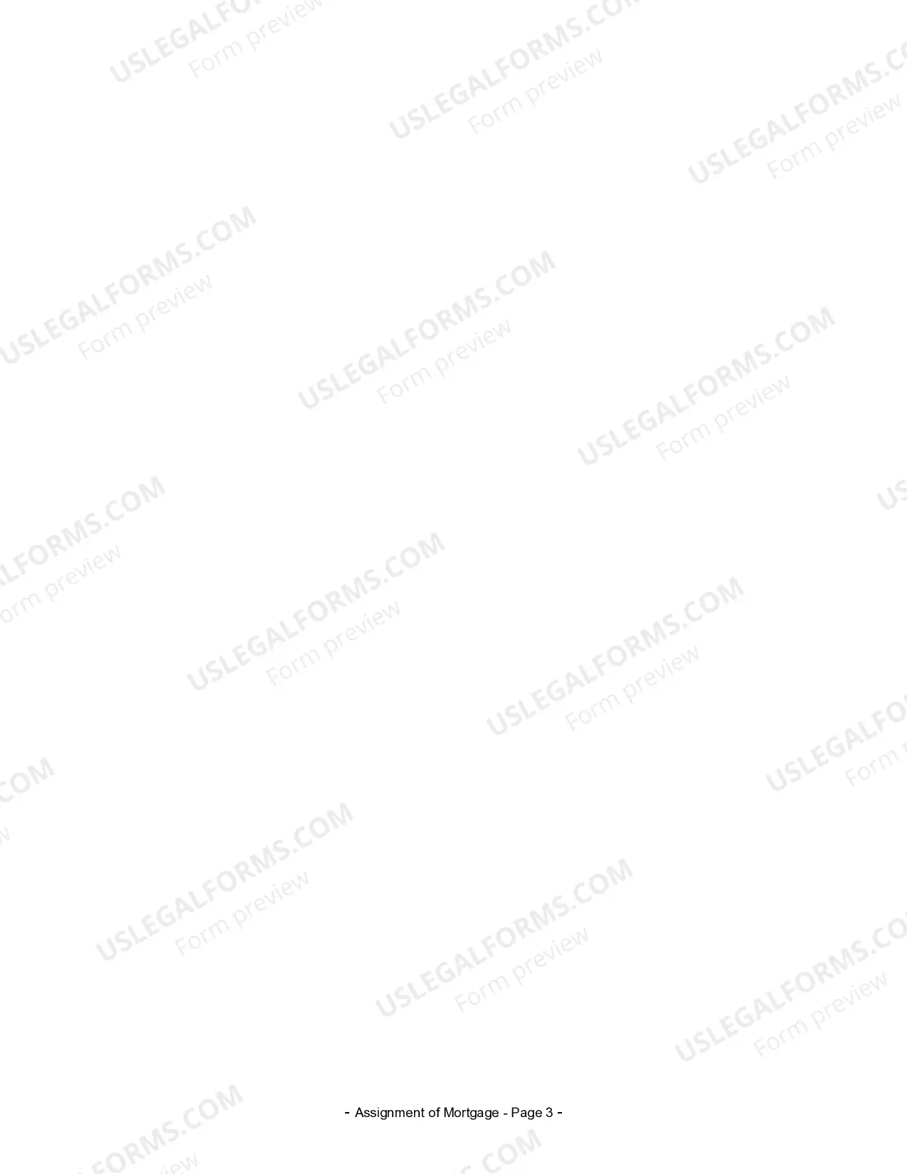 Preview Assignment of Mortgage by Individual Mortgage Holder