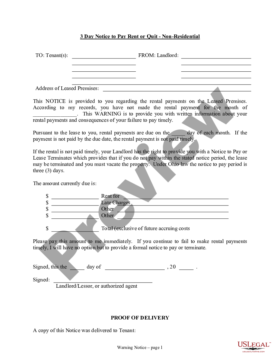 ohio-3-day-notice-to-pay-rent-or-quit-prior-to-eviction-3-day