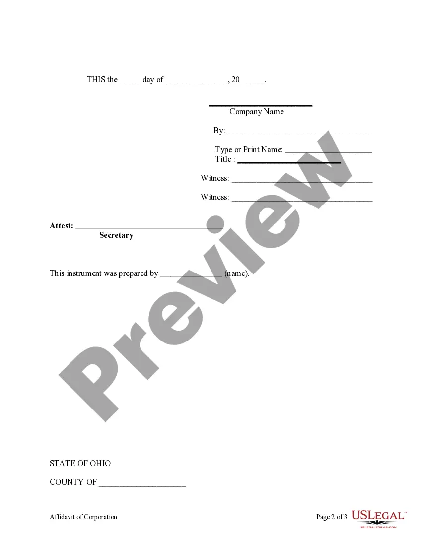 Preview Request for Release of Funds - Corporation