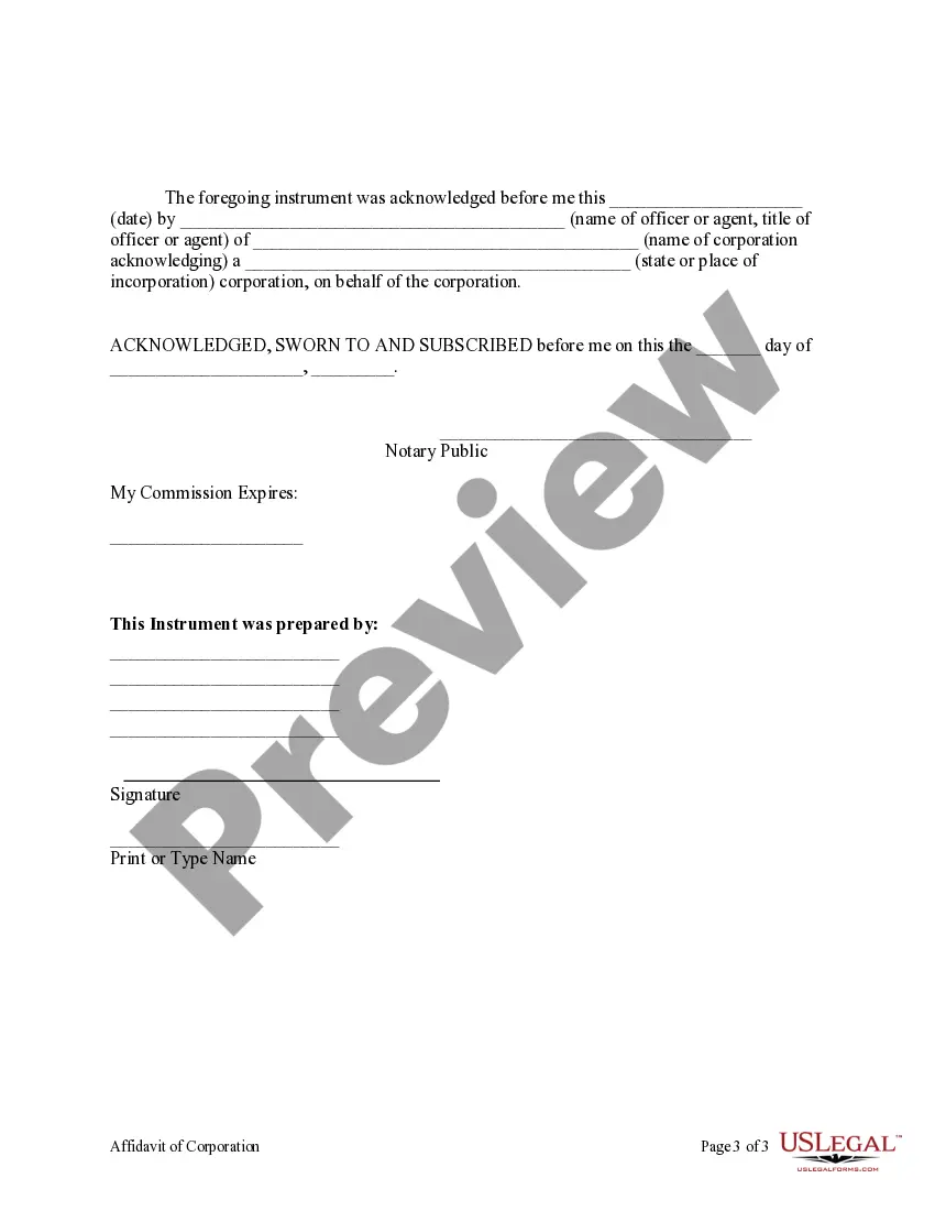 Preview Request for Release of Funds - Corporation