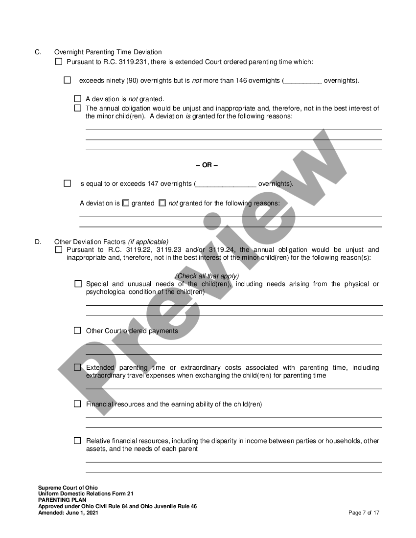 oregon-parenting-plan-worksheet