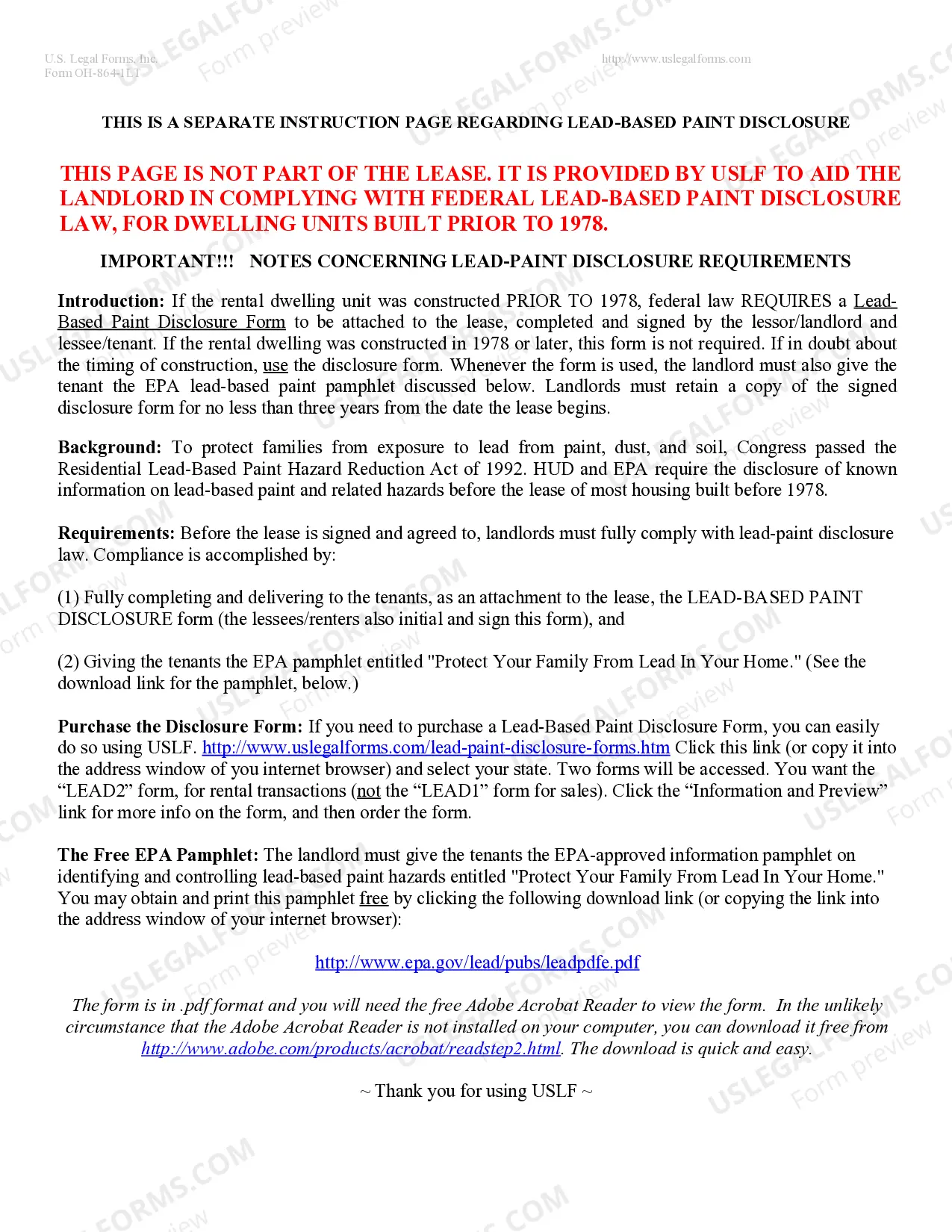 Preview Residential Lease or Rental Agreement for Month to Month