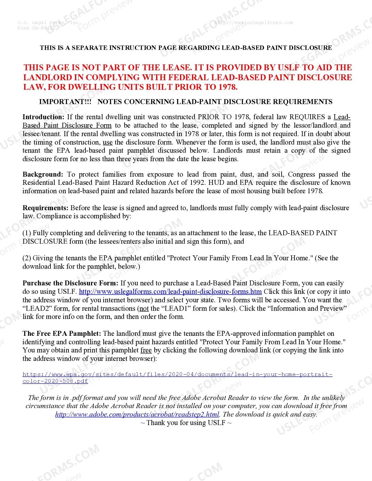 Preview Residential Rental Lease Agreement
