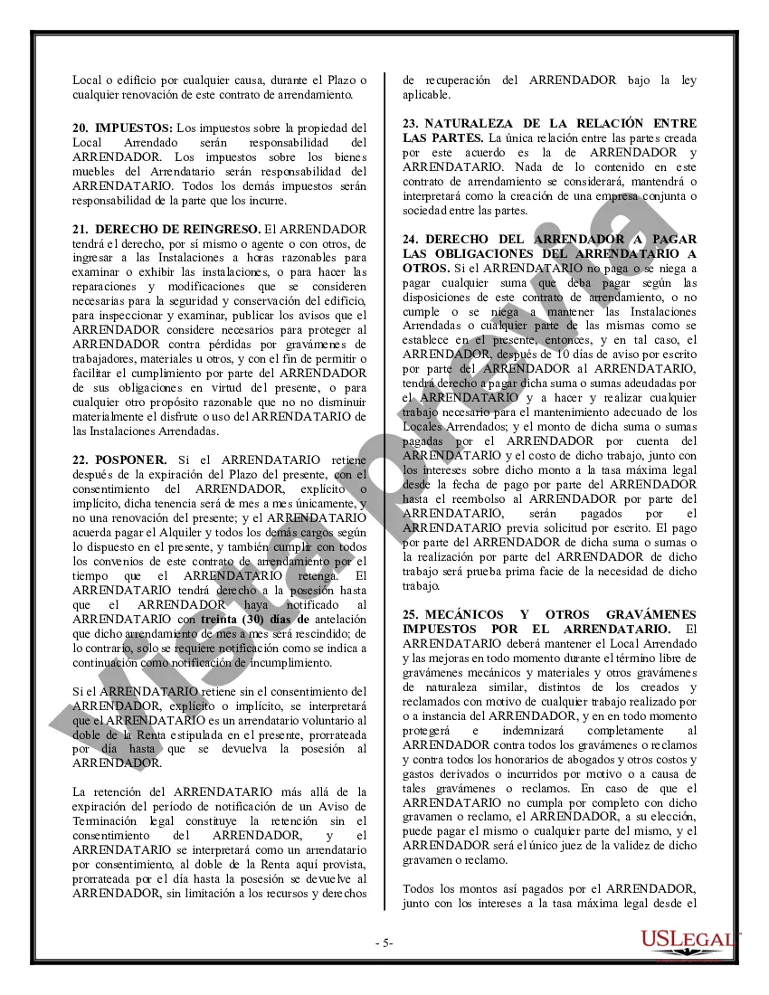 Preview Arrendamiento de edificio o espacio comercial