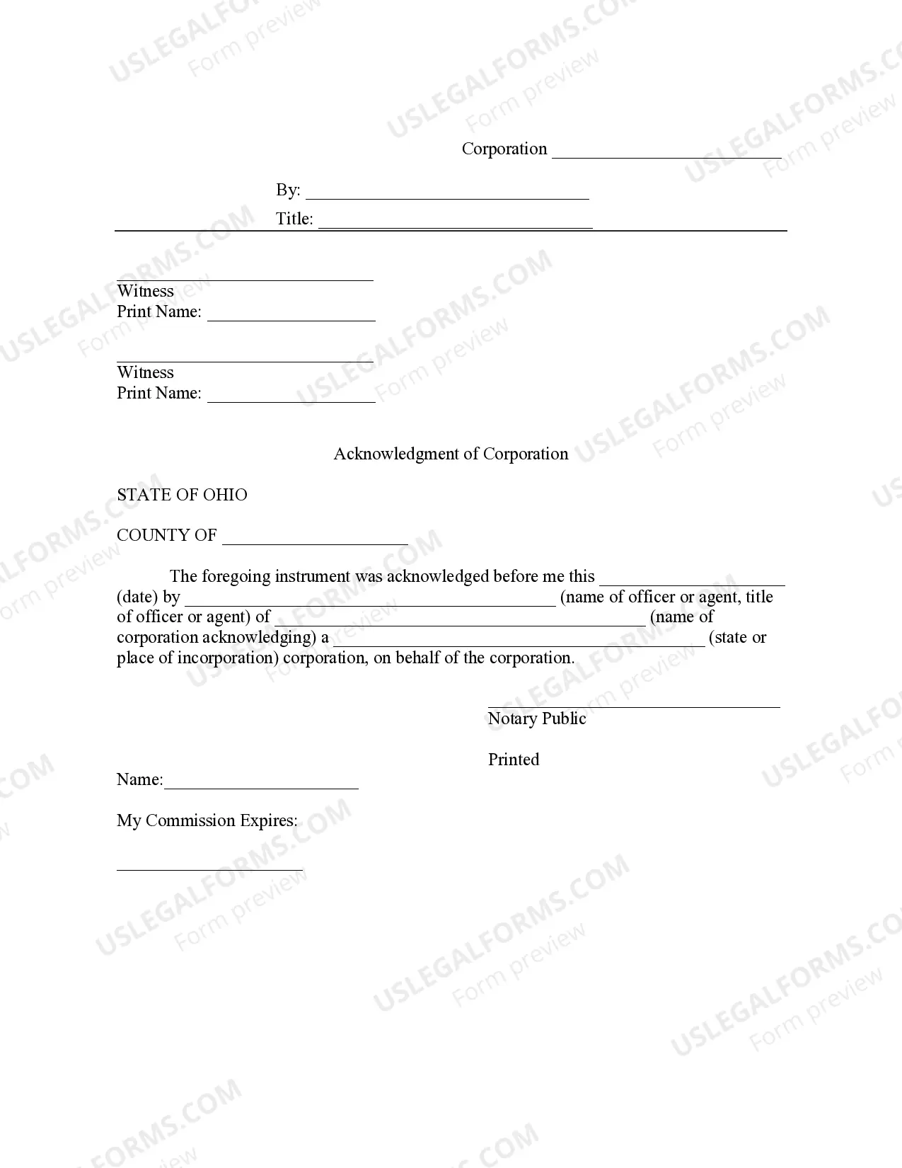 Preview Bill of Sale with Warranty for Corporate Seller