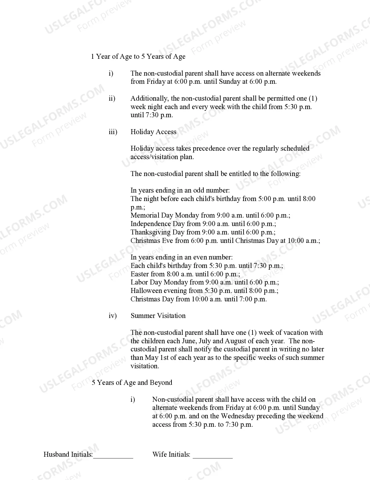 Preview Marital Domestic Separation and Property Settlement Agreement Minor Children no Joint Property or Debts effective Immediately