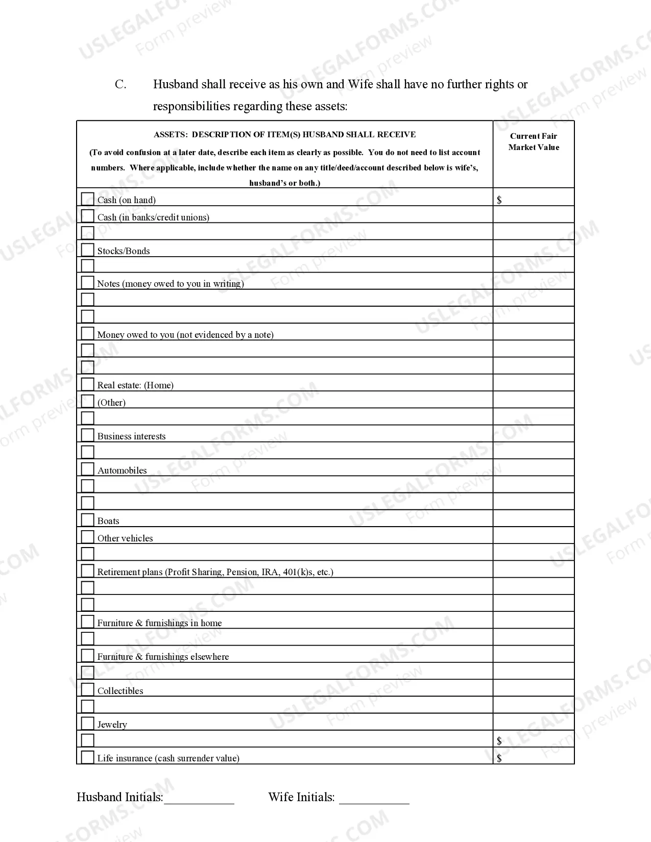 Preview Marital Domestic Separation and Property Settlement Agreement Minor Children Parties May have Joint Property or Debts where Divorce Action Filed