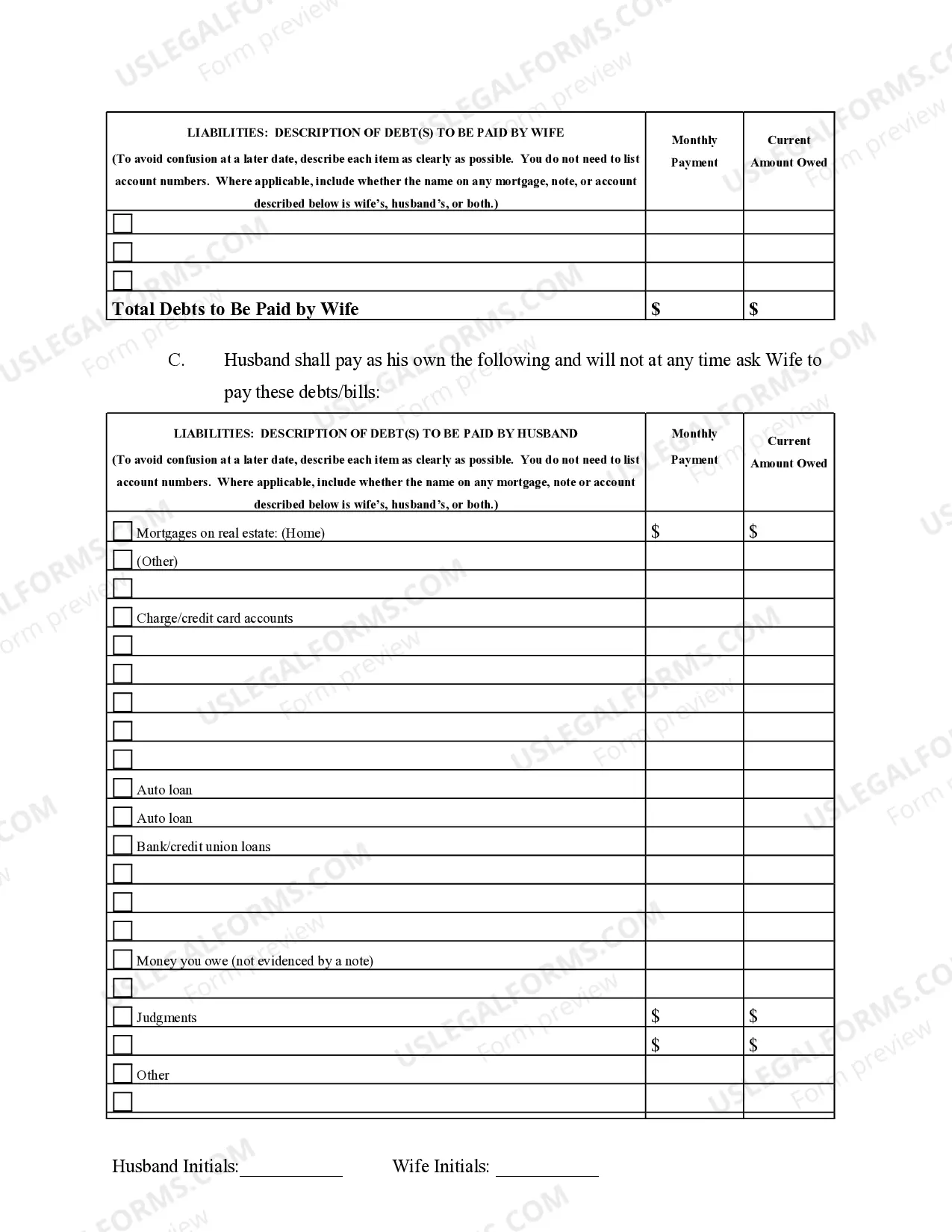 Preview Marital Domestic Separation and Property Settlement Agreement Adult Children Parties May have Joint Property or Debts effective Immediately