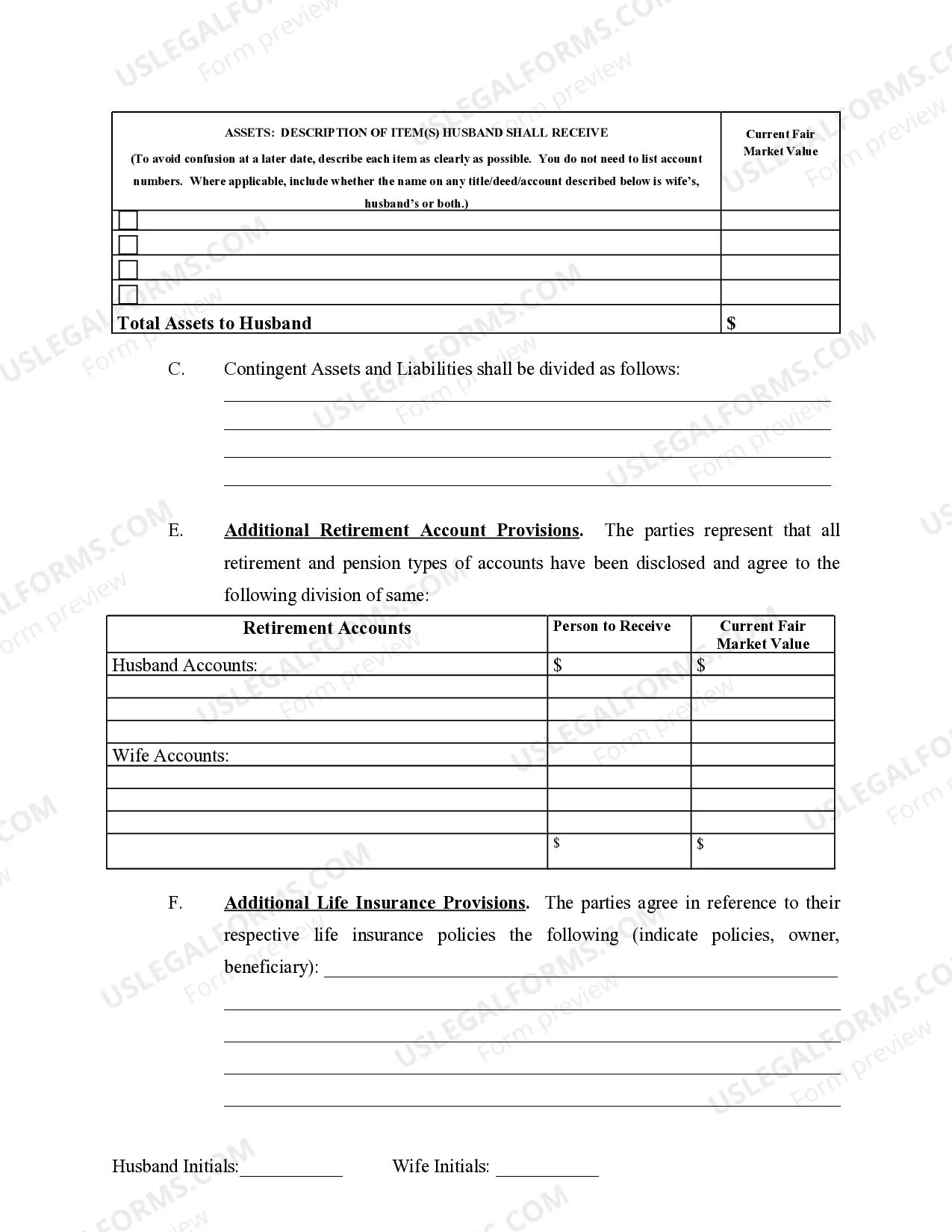 Preview Marital Domestic Separation and Property Settlement Agreement Adult Children Parties May have Joint Property or Debts effective Immediately